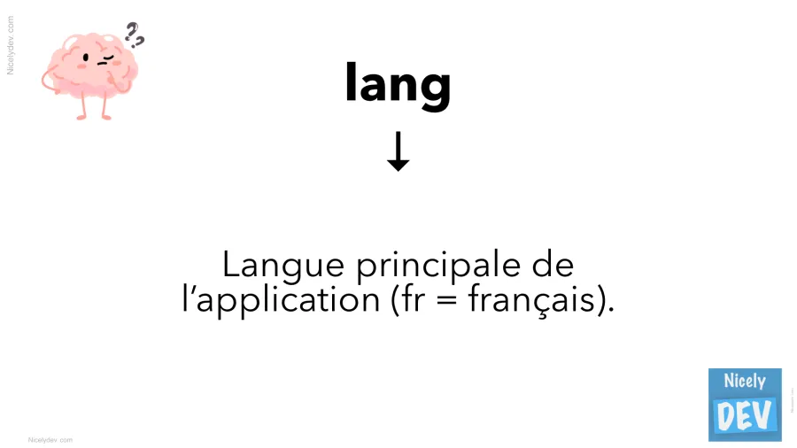 Lang pwa dans le manifest.json