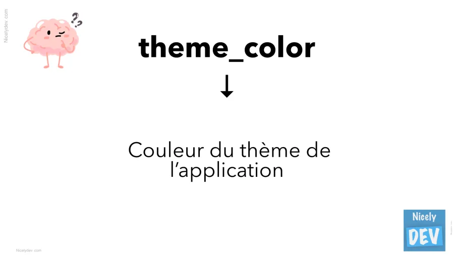 Theme_color dans le manifest.json