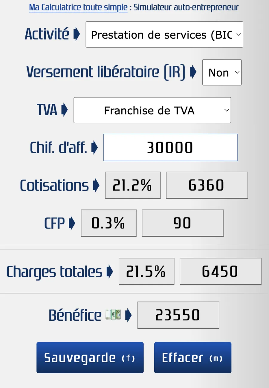 Auto-entrepreneur en franchise de TVA avec un client professionnelle