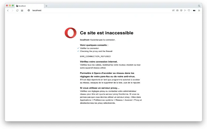 Ce site est inaccessible