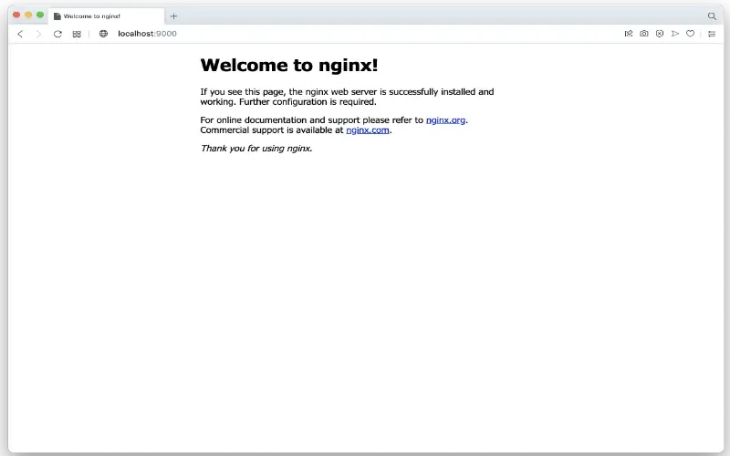 Welcome to nginx!