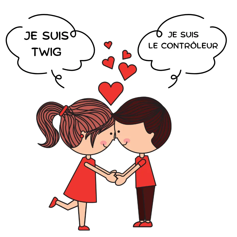 Lien fort entre Twig et le contrôleur de Symfony